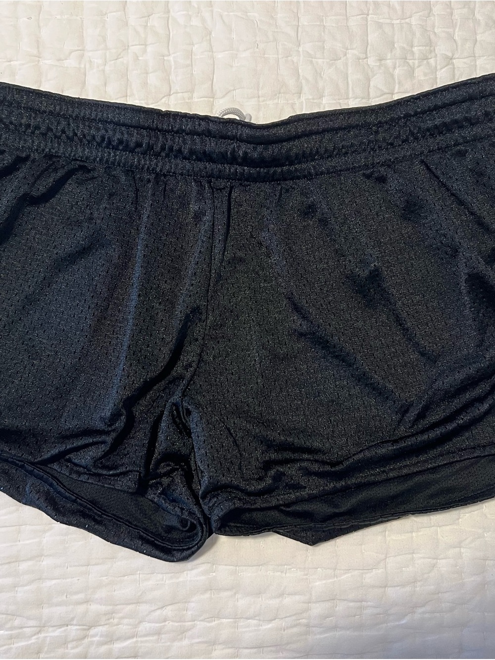 Nike Women's Black Athletic Mesh Shorts